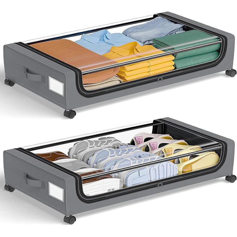 A wheeled under-bed storage box (2)